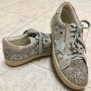 Golden Goose Super-Star silver glitter DUPES